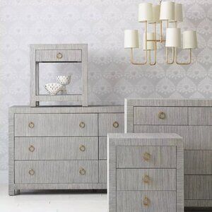 1 Brand new, sealed Serena & Lily Palmetto  Romona Wallpaper in Bone